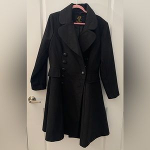 Hell Bunny fit and flare coat!